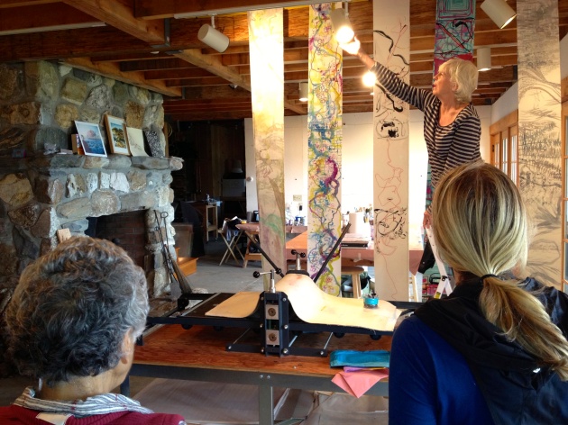 Beyond the Book Maine Workshop at Susan Newbold's studio
